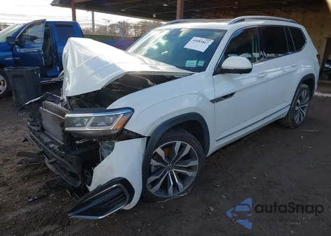 2021 Volkswagen Atlas 3.6L V6 Sel Premium R-Line z USA, uszkodzony, nr VIN 1V2FR2CA2MC563005